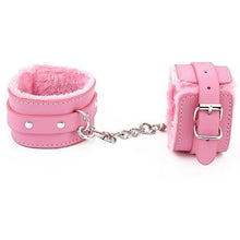 Load image into Gallery viewer, Faux Fur Handcuffs BDSM
