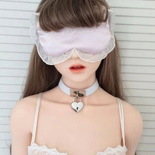 Charger l'image dans la galerie, Collier ras du cou verrouillable avec cadenas en forme de cœur