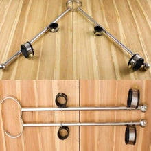 Charger l'image dans la galerie, Jouet de bondage BDSM en acier inoxydable avec écarteur de cheville