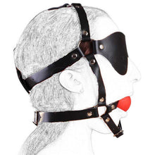 Load image into Gallery viewer, Sexy Muzzle Ball Gag Blindfold Harness