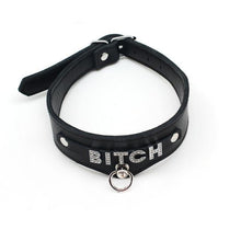 Charger l'image dans la galerie, Collier de bondage en cuir « Esclave James »