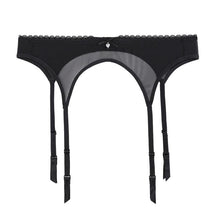 Charger l'image dans la galerie, Porte-jarretelles en dentelle transparente "Sissy Cinthia"