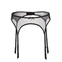 Charger l'image dans la galerie, Porte-jarretelles en dentelle transparente "Sissy Cinthia"