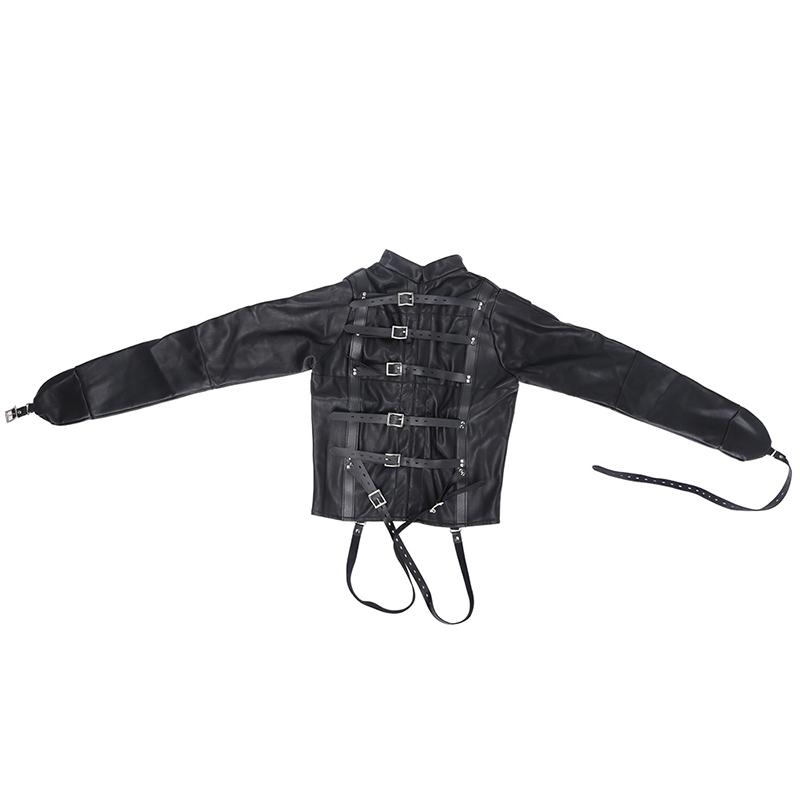 Max Security Sissy Straight Jacket with Crotch Strap BDSM