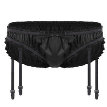 Charger l'image dans la galerie, Culotte en satin avec porte-jarretelles "Sissy Susan"
