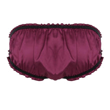 Charger l'image dans la galerie, Culotte en satin avec porte-jarretelles "Sissy Susan"
