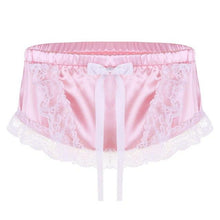 Lade das Bild in den Galerie-Viewer, „Sissy Sunny“ gerüschtes Satinhöschen