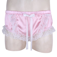 Load image into Gallery viewer, &quot;Sissy Sunny&quot; Ruffled Satin Panties
