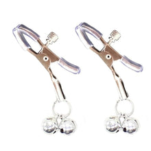 Load image into Gallery viewer, BDSM Jingle Bells Nipple Clamps