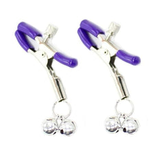 Load image into Gallery viewer, BDSM Jingle Bells Nipple Clamps