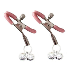 Load image into Gallery viewer, BDSM Jingle Bells Nipple Clamps