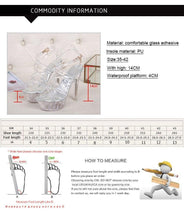 Load image into Gallery viewer, Transparent Open Toe Tranny Sandals