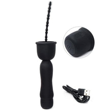 Lade das Bild in den Galerie-Viewer, 16-Gang rotierender Vibrations-Penisplug