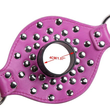 Load image into Gallery viewer, Removable Mouth Stopper Leather Gag BDSM