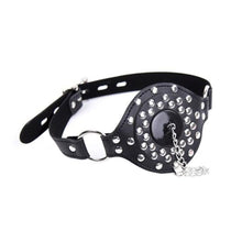 Load image into Gallery viewer, Removable Mouth Stopper Leather Gag BDSM