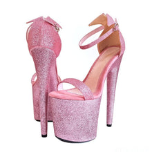 Load image into Gallery viewer, &quot;Sissy Leyla&quot; Glitter Pumps
