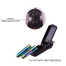 Lade das Bild in den Galerie-Viewer, Transparenter, violetter, doppelseitiger Strap-on-Vibrator