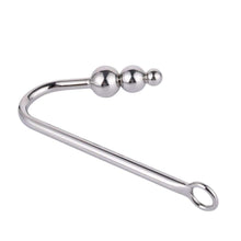 Load image into Gallery viewer, Stainless Steel Beaded Anal Hook 9.07 to 9.84 Inches Long