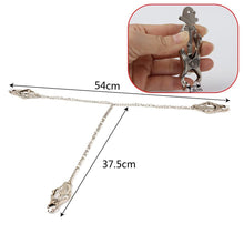 Charger l'image dans la galerie, BDSM Torture Trio Chaîne pour tétons et clitoris