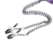 Charger l'image dans la galerie, Collier parfait pour esclave BDSM avec pinces à tétons