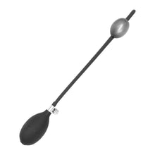 Lade das Bild in den Galerie-Viewer, Schwarzer aufblasbarer Penisplug aus Silikon BDSM