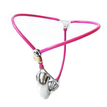 Load image into Gallery viewer, Adjustable Stainless Steel Chastity Belt