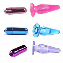 Load image into Gallery viewer, Finger G-Spot Silicone Vibrating Butt Plug