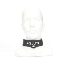 Charger l'image dans la galerie, Collier de bondage en cuir « Esclave James »