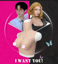 Lade das Bild in den Galerie-Viewer, Brustprothesen „Sissyboi Nancy“.