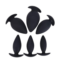 Load image into Gallery viewer, Convex-Shaped Silicone Butt Plug