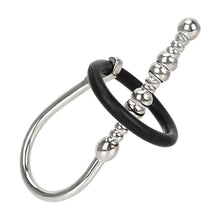 Charger l'image dans la galerie, Bouchon de sperme perlé avec anneau en silicone BDSM