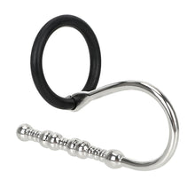 Charger l'image dans la galerie, Bouchon de sperme perlé avec anneau en silicone BDSM