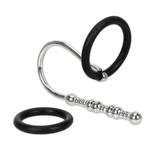 Charger l'image dans la galerie, Bouchon de sperme perlé avec anneau en silicone BDSM