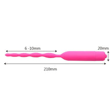 Lade das Bild in den Galerie-Viewer, Vibrierender Penisplug in Pink für BDSM