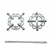 Charger l'image dans la galerie, Menottes pour tétons à motif floral BDSM