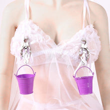 Load image into Gallery viewer, BDSM Colored Bucket Butterfly Nipple Clamps