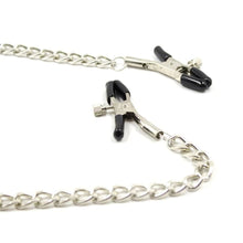 Charger l'image dans la galerie, Collier en cuir BDSM et pinces à tétons