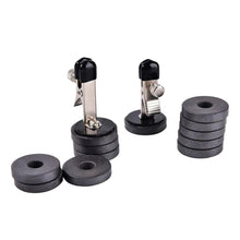 Load image into Gallery viewer, BDSM Magnetic Discs Weigthed Nipple Clamps