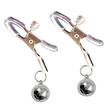 Charger l'image dans la galerie, Pinces à tétons sexy en forme de cloche argentée BDSM