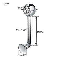 Load image into Gallery viewer, Jeweled G23 Titanium Christina Piercing Ring BDSM