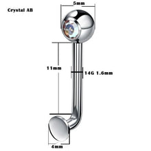 Load image into Gallery viewer, Jeweled G23 Titanium Christina Piercing Ring BDSM