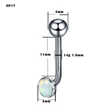 Load image into Gallery viewer, Jeweled G23 Titanium Christina Piercing Ring BDSM