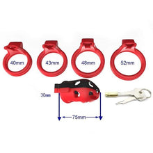 Lade das Bild in den Galerie-Viewer, Lydia Two-Faced Cock Cage 2,95 Zoll