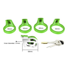 Lade das Bild in den Galerie-Viewer, Sadie Cock Cage aus Kunststoff, 2,28 Zoll lang