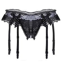 Charger l'image dans la galerie, Culotte "Sissy Aurora" avec porte-jarretelles