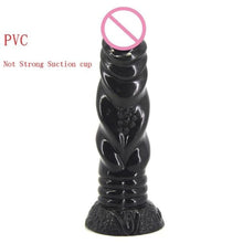 Lade das Bild in den Galerie-Viewer, 8 Zoll gewundener gerippter Stimulator-Knotendildo
