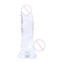 Lade das Bild in den Galerie-Viewer, Silikon Jelly Delight Realistischer Dildo mit Saugnapf BDSM