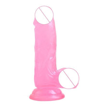 Lade das Bild in den Galerie-Viewer, Silikon Jelly Delight Realistischer Dildo mit Saugnapf BDSM