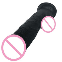 Charger l'image dans la galerie, Gode réaliste texturé noir Mandingo