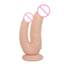 Load image into Gallery viewer, Double Penis Dildo With Suction Cup